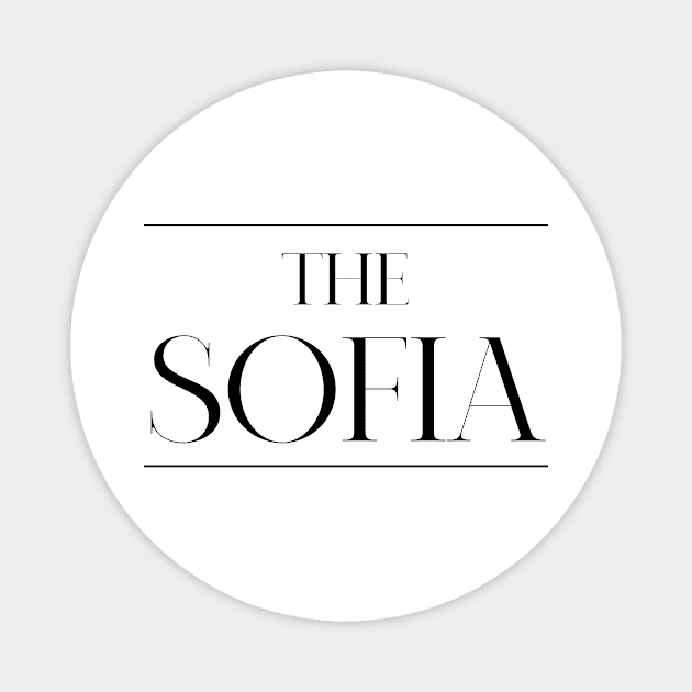 The Sofia ,Sofia Surname, Sofia Magnet by MeliEyhu